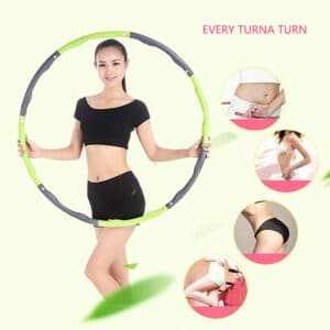 Smart Detachable Weighted Fitness Hoop for Home Workout & Core Training
