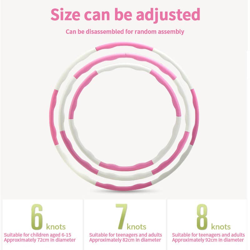 Smart Detachable Weighted Fitness Hoop for Home Workout & Core Training - Image 10