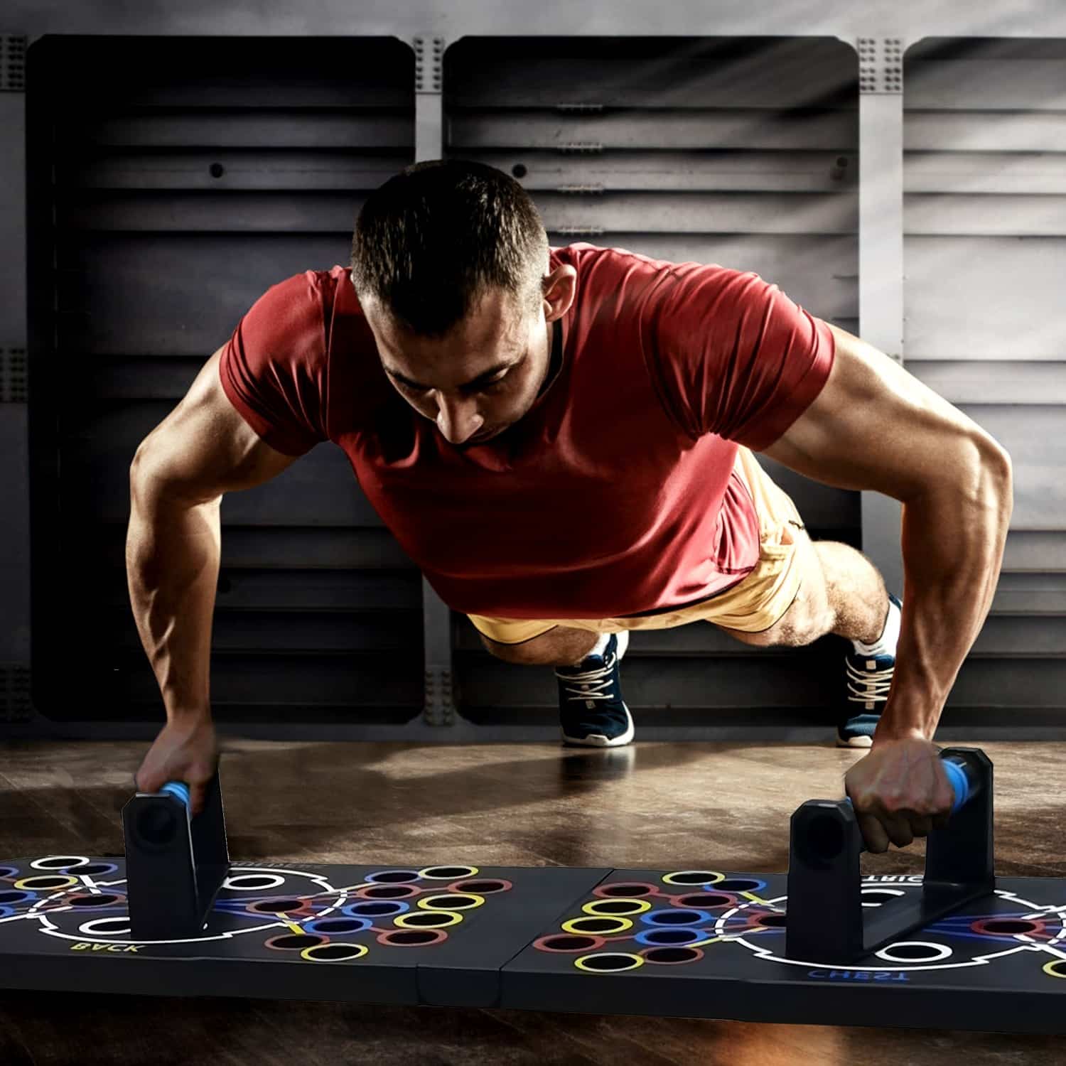 9-in-1 Multifunctional Push Up Board & Complete Home Gym Workout System (Copy) - Image 5