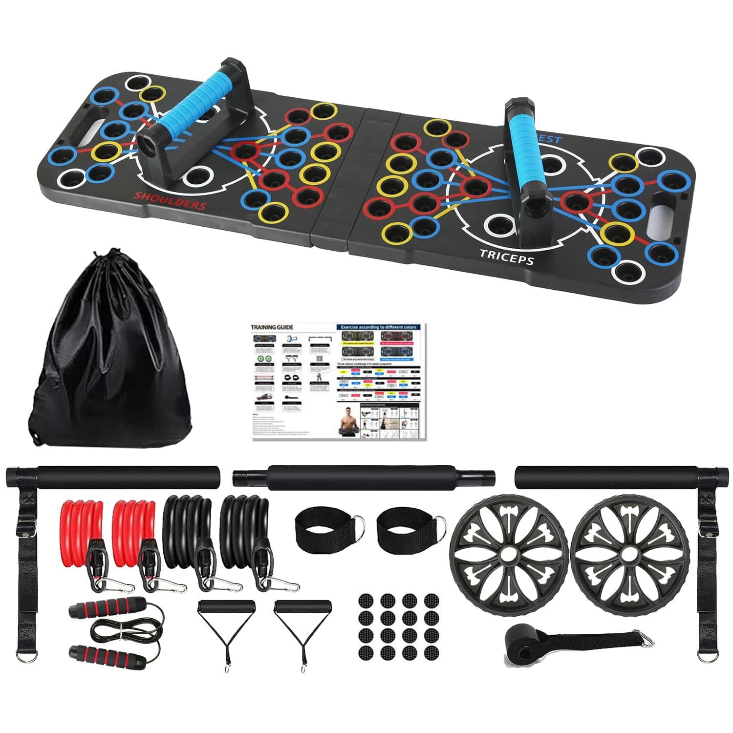 9-in-1 Multifunctional Push Up Board & Complete Home Gym Workout System (Copy) - Image 2