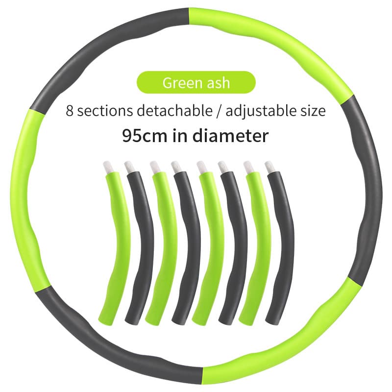 Smart Detachable Weighted Fitness Hoop for Home Workout & Core Training - Image 2