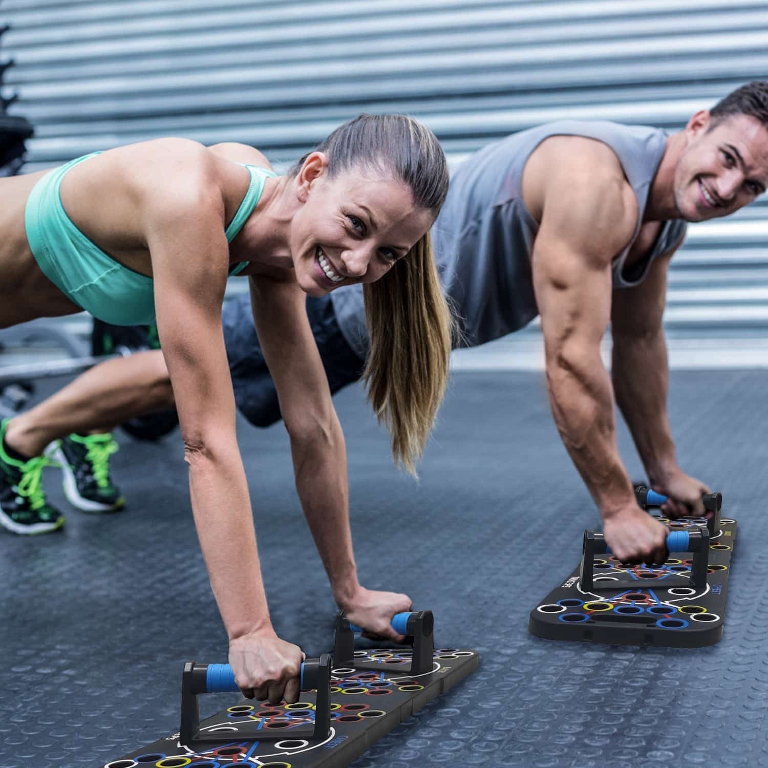 9-in-1 Multifunctional Push Up Board & Complete Home Gym Workout System (Copy) - Image 8
