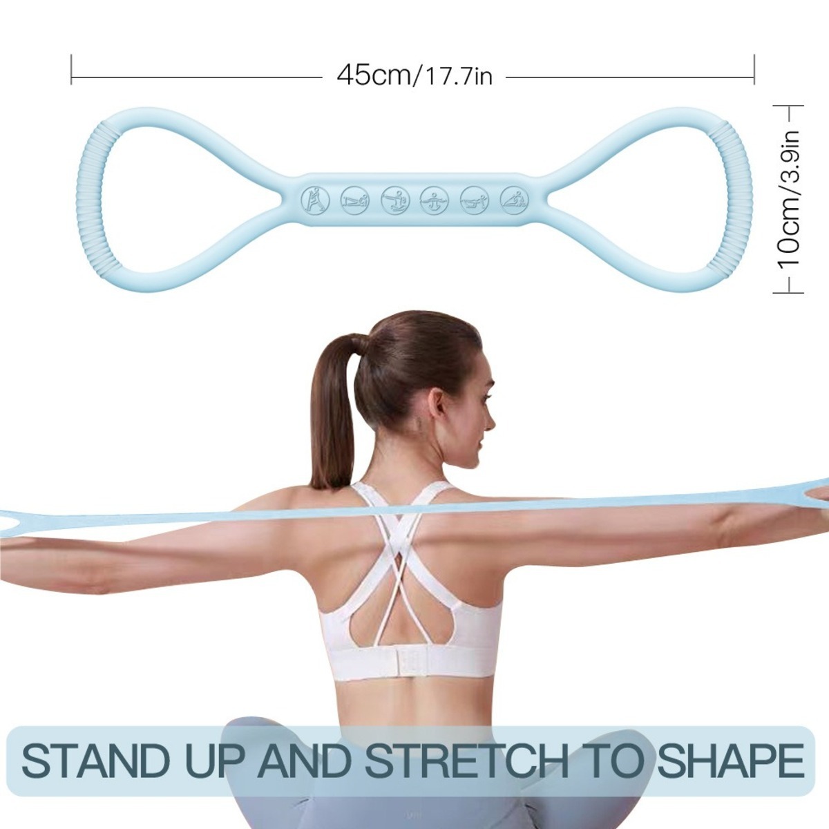 8-Shape Silicone Resistance Puller & Band Kit - Image 2